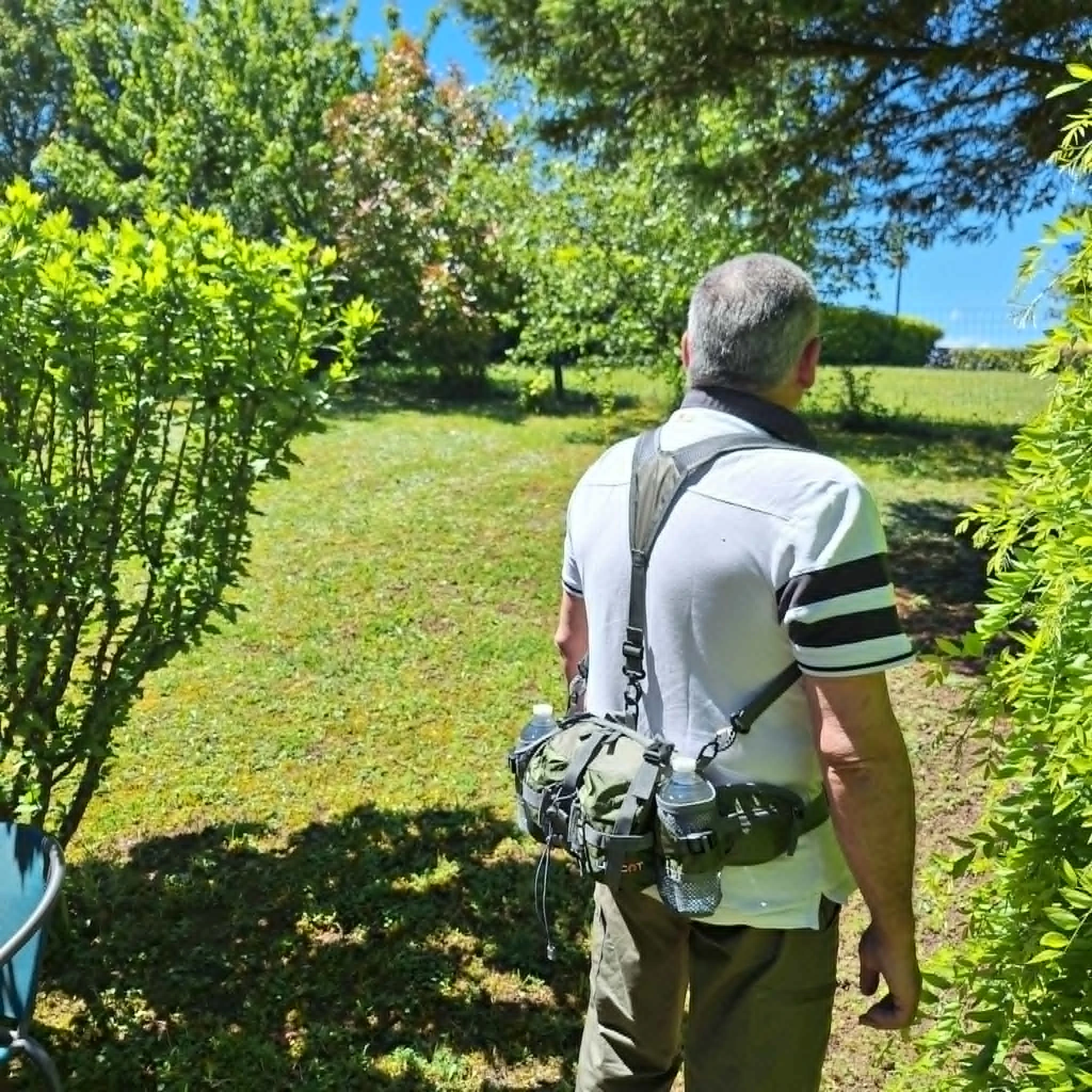 Mochila Outdoor Rando Confort Plus — costas acolchoadas, vários bolsos, verde escuro – photo 5